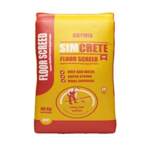 Simcrete Floor Screed for internal and external construction use