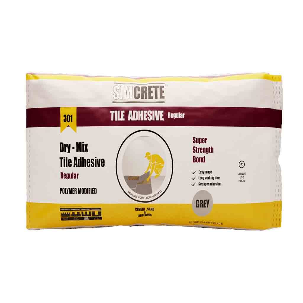 Simcrete Drymix tile adhesive regular for all tile application