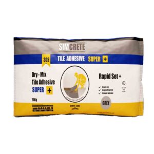 simcrete super plus tile adhesive for heavy duty tiles and stone slabs