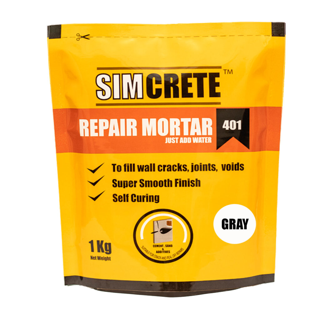 repair mortar gray
